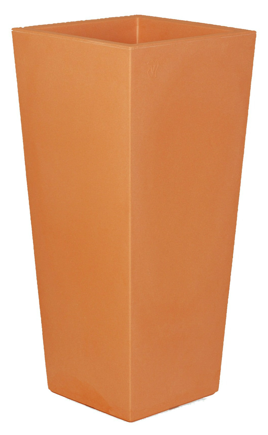 Vase 'GENESIS Square‘ Pflanzkübel quadratisch 70cm h. - terracotta
