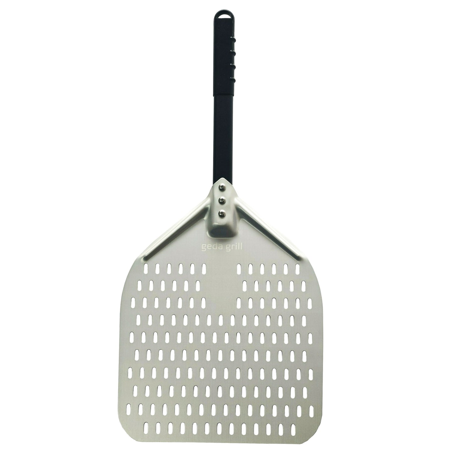 Flamma Aluminium Pizzaheber 30cm, eloxiert, perforiert, abnehmbar