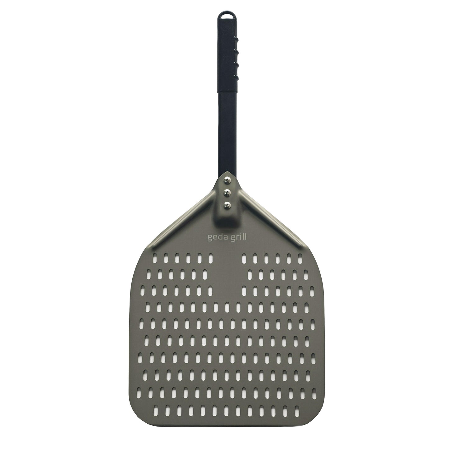 Flamma Aluminium Pizzaheber 30cm, eloxiert, perforiert, abnehmbar
