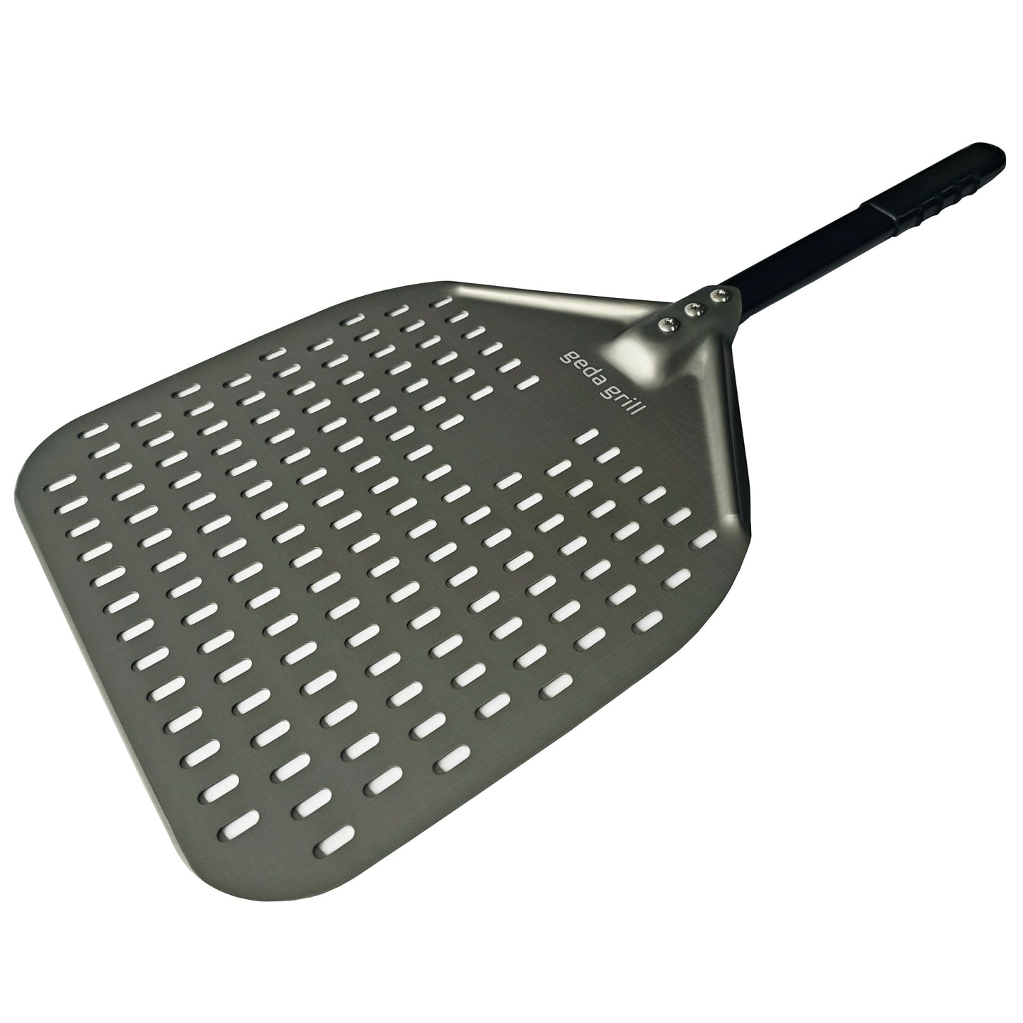 Flamma Aluminium Pizzaheber 30cm, eloxiert, perforiert, abnehmbar