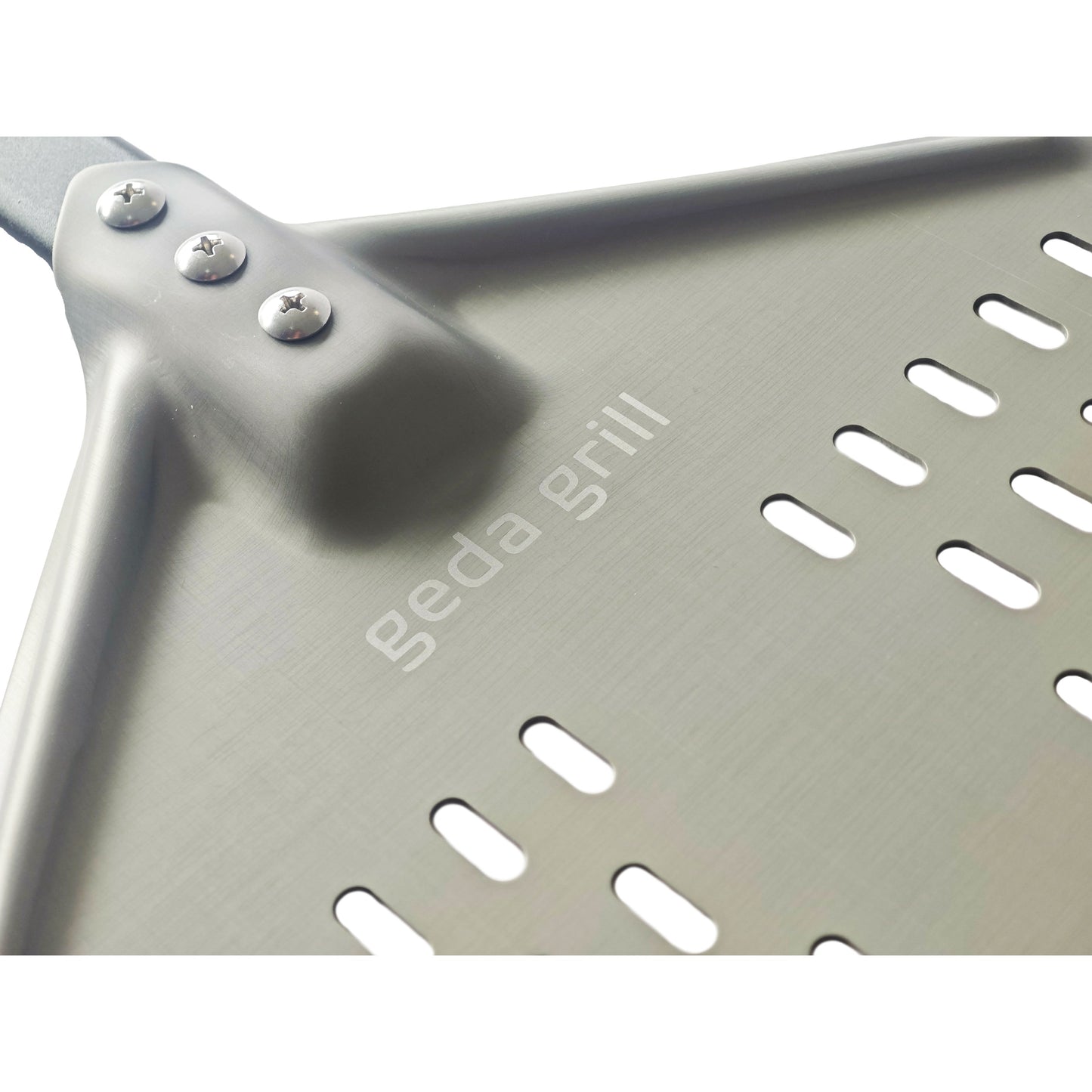 Flamma Aluminium Pizzaheber 30cm, eloxiert, perforiert, abnehmbar