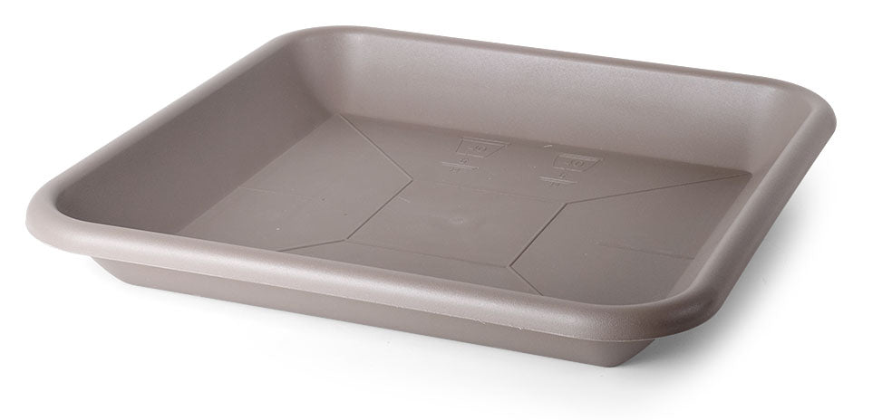 Blumentopf 'Piazza' Set 2tlg - TAUPE