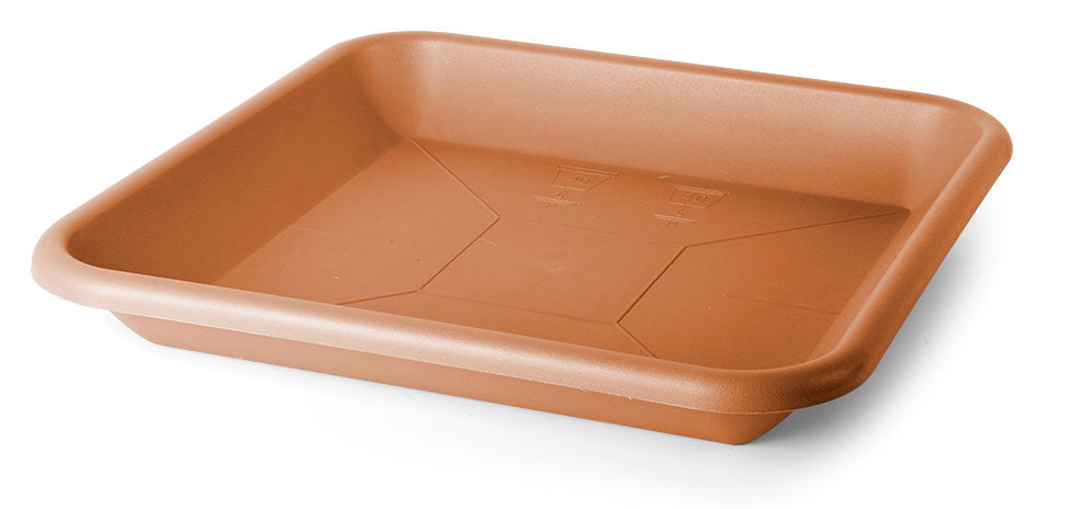 Blumentopf 'Piazza' Set 2tlg - TERRACOTTA