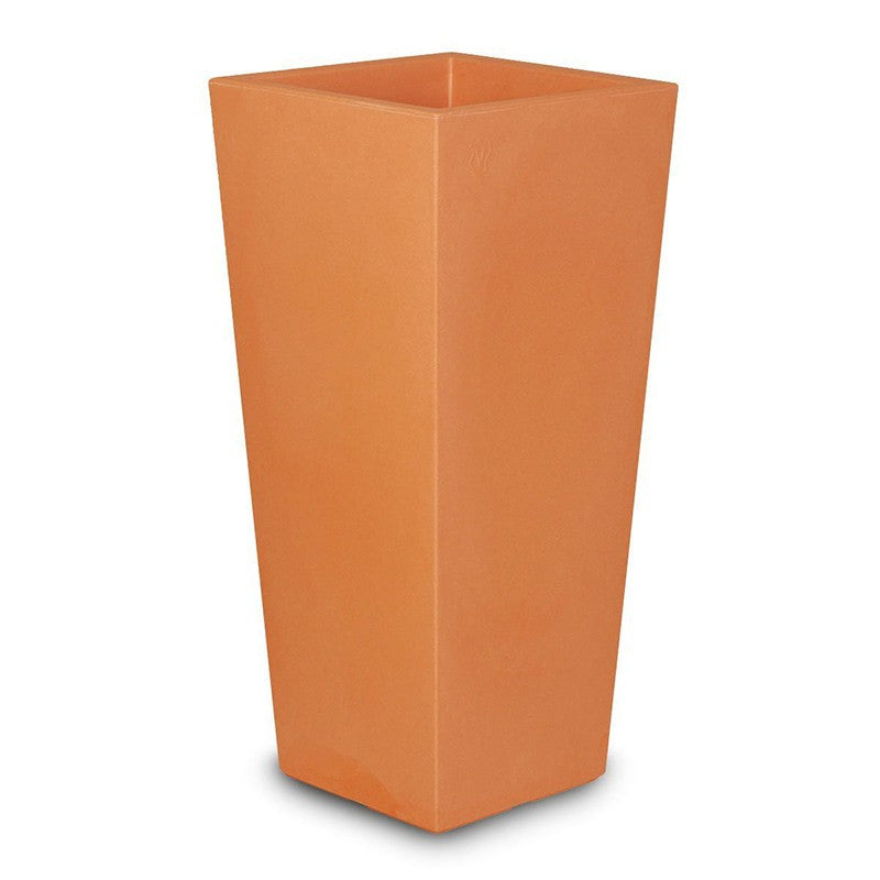 Vase 'GENESIS Square‘ Pflanzkübel quadratisch 70cm h. - terracotta