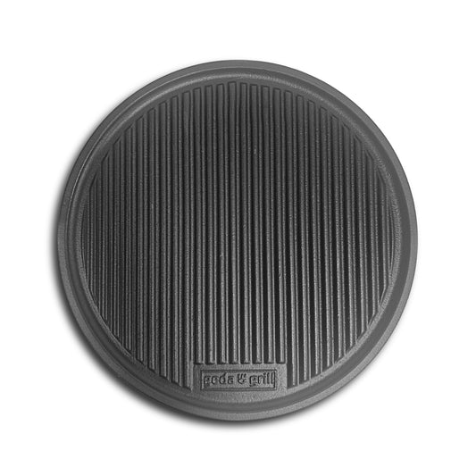 GEDA Grill Gussplatte ø32,5cm Plancha Grillplatte aus Gusseisen
