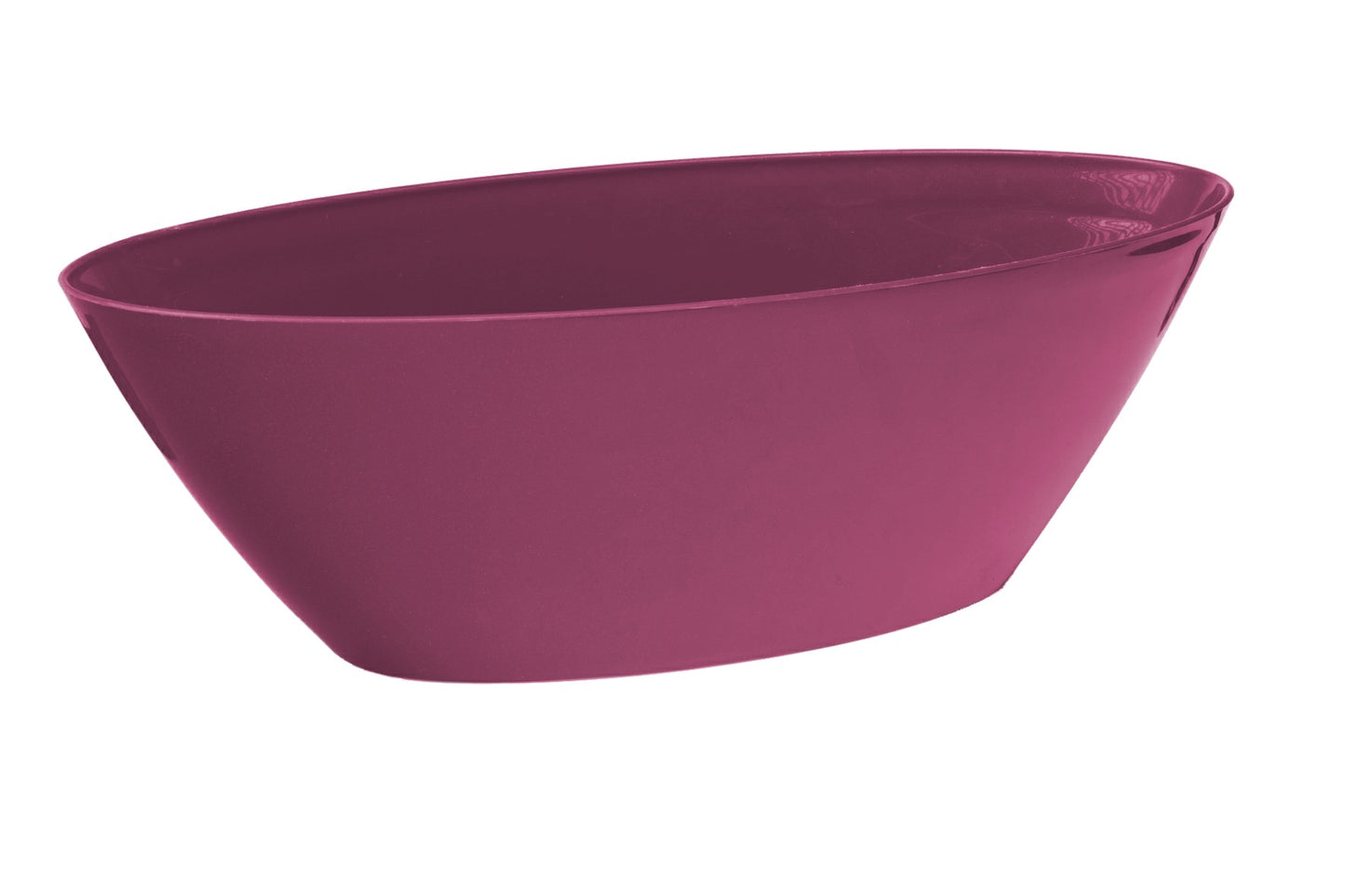 Übertopf 'Schiffchen' Diamond Oval Pflanzschiffchen Pflanzschale - FUCHSIA