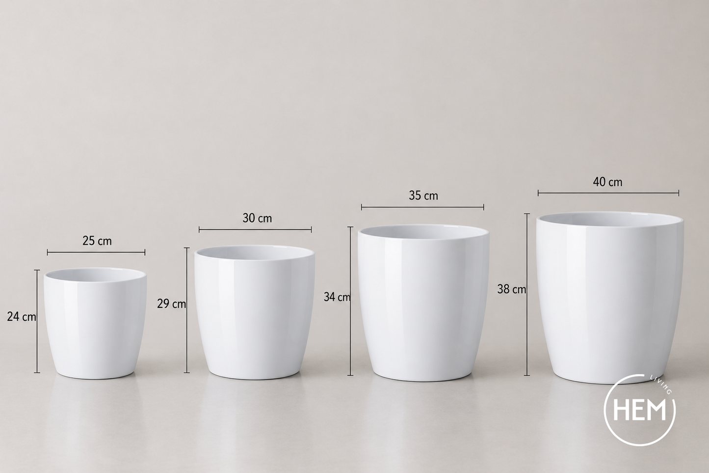 HEM Living Essential Übertopf 'Galleria' Basso