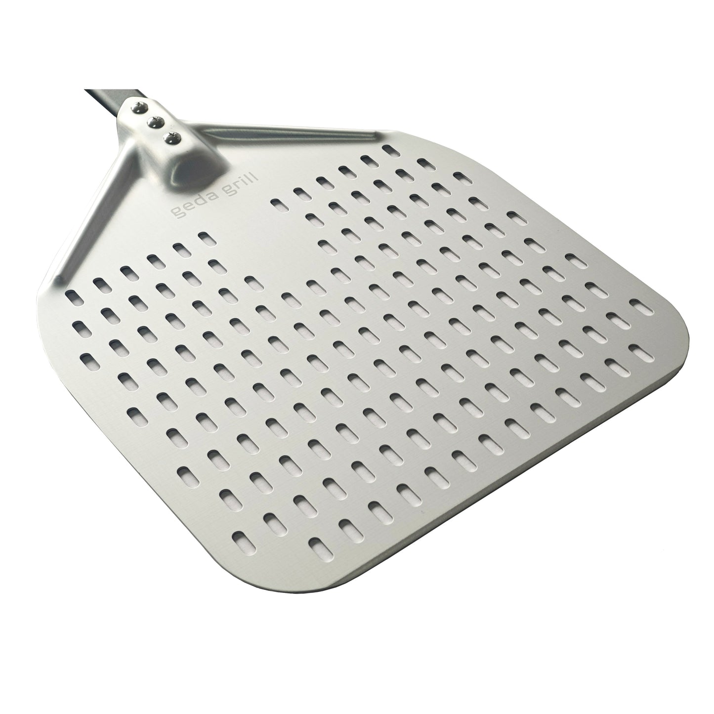 Flamma Aluminium Pizzaheber 30cm, eloxiert, perforiert, abnehmbar
