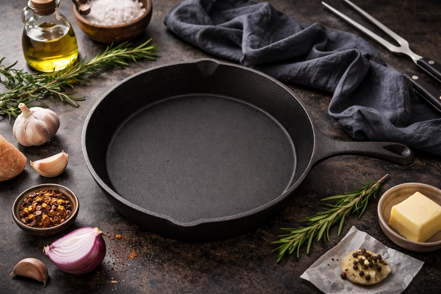 GEDA Cast Iron Skillet Ø30cm Gusseisenpfanne