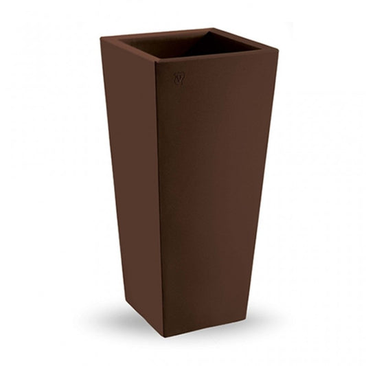 Vase 'GENESIS Square‘ Pflanzkübel quadratisch 70cm h. - terracotta