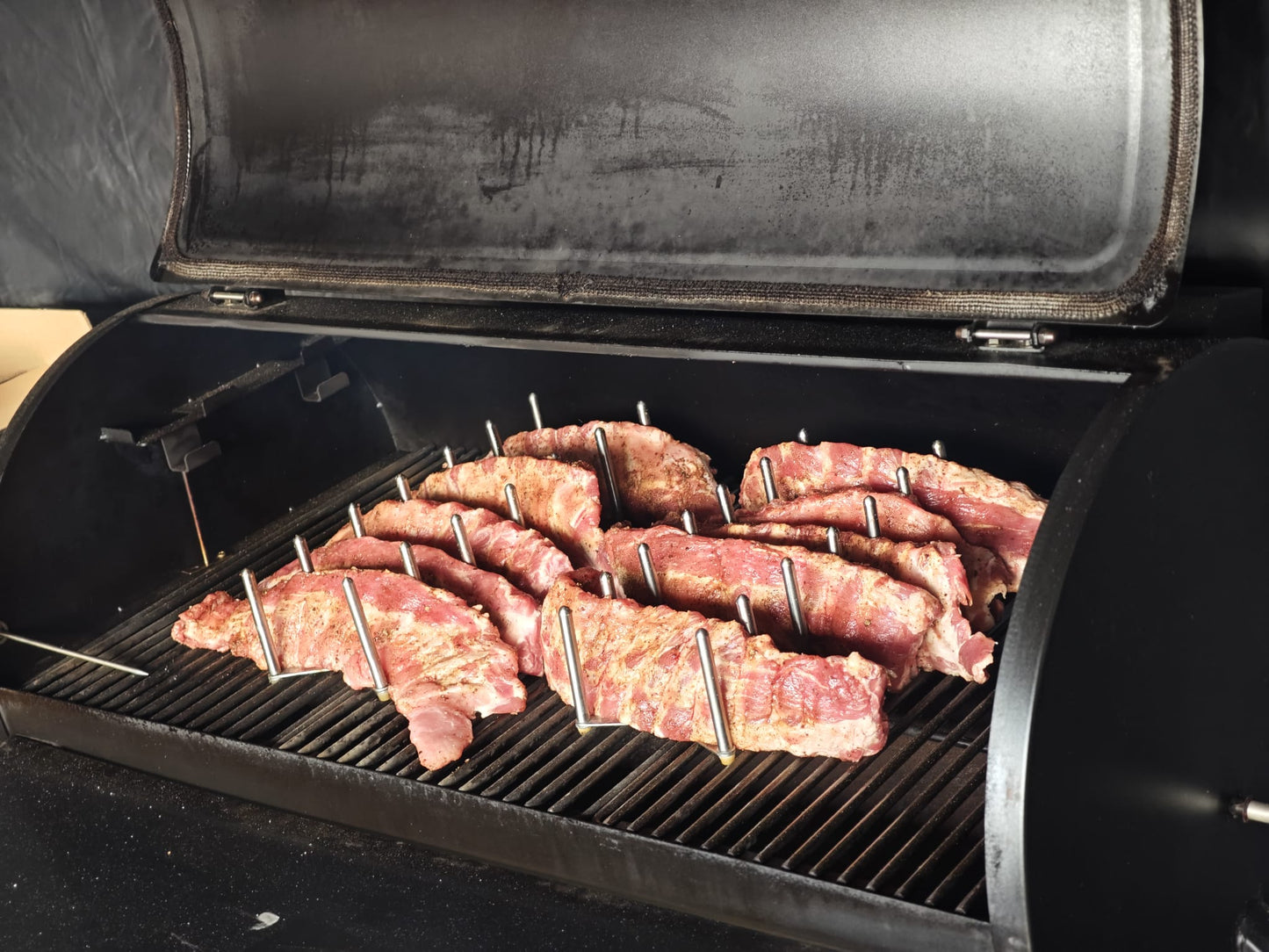 GEDA Grill Pelletsmoker 'Odin 95', digitale Steuerung, Direktfeuer, Pelletgrill 80°C - 265°C, inkl.Kerntemperaturfühler, ausklappbare Ablage
