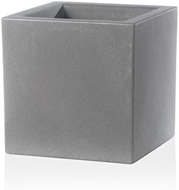 Pflanzkübel  'Schio Cubo' quadratisch- GRIGIO-FUMO 50*50cm